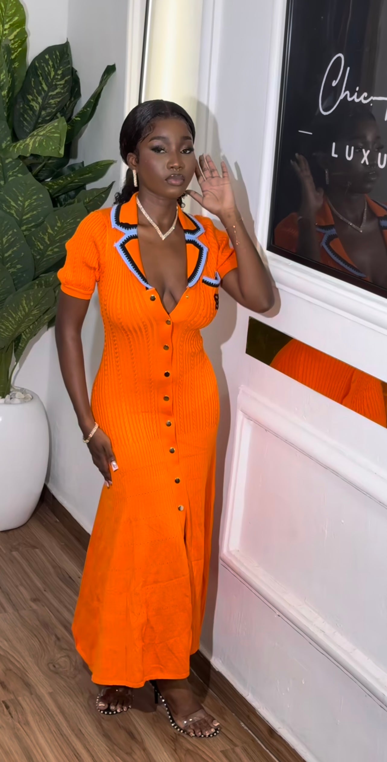 Vestido de malha