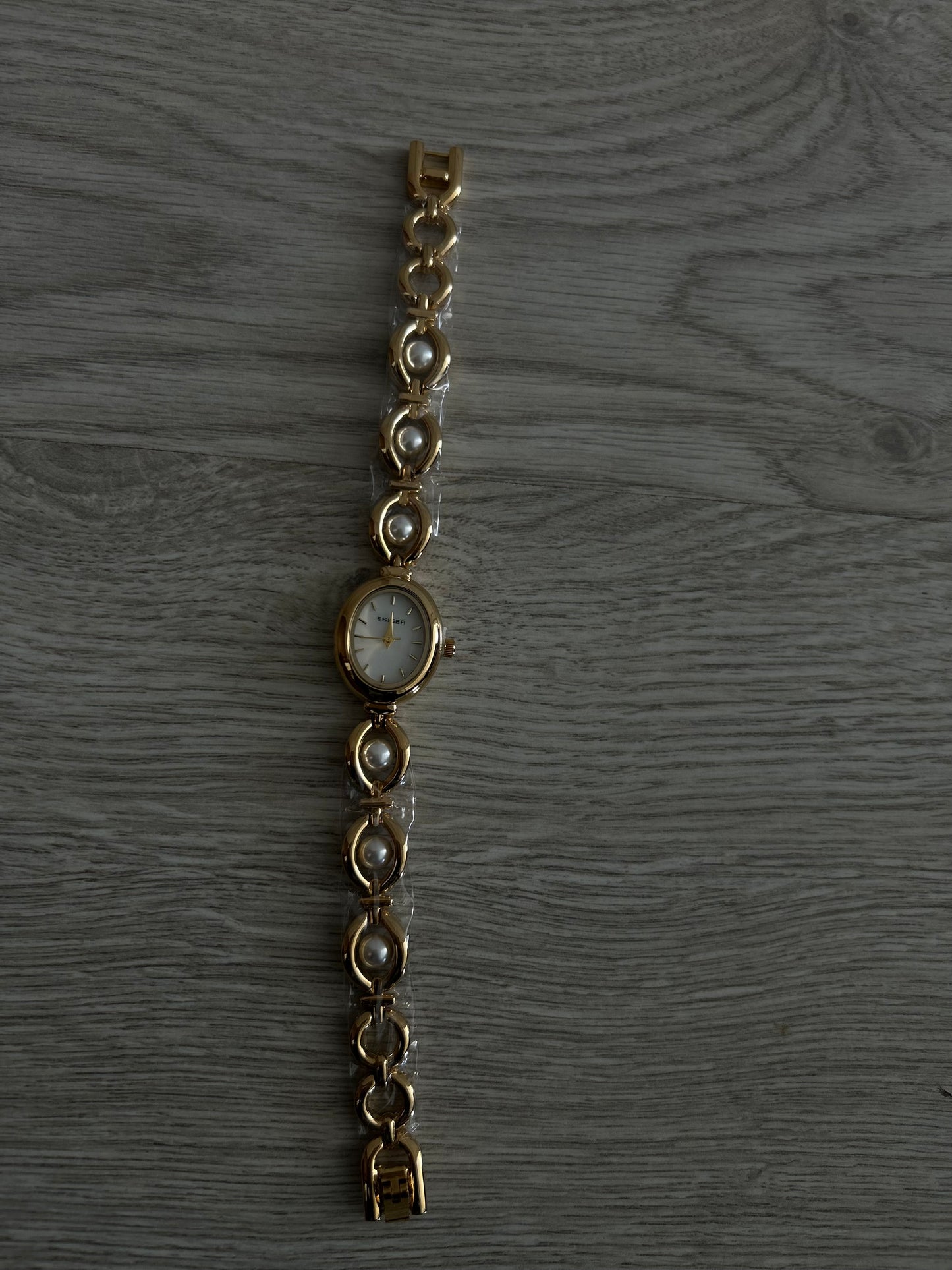 Relógio Feminino Dourado Elegante aço inoxidável