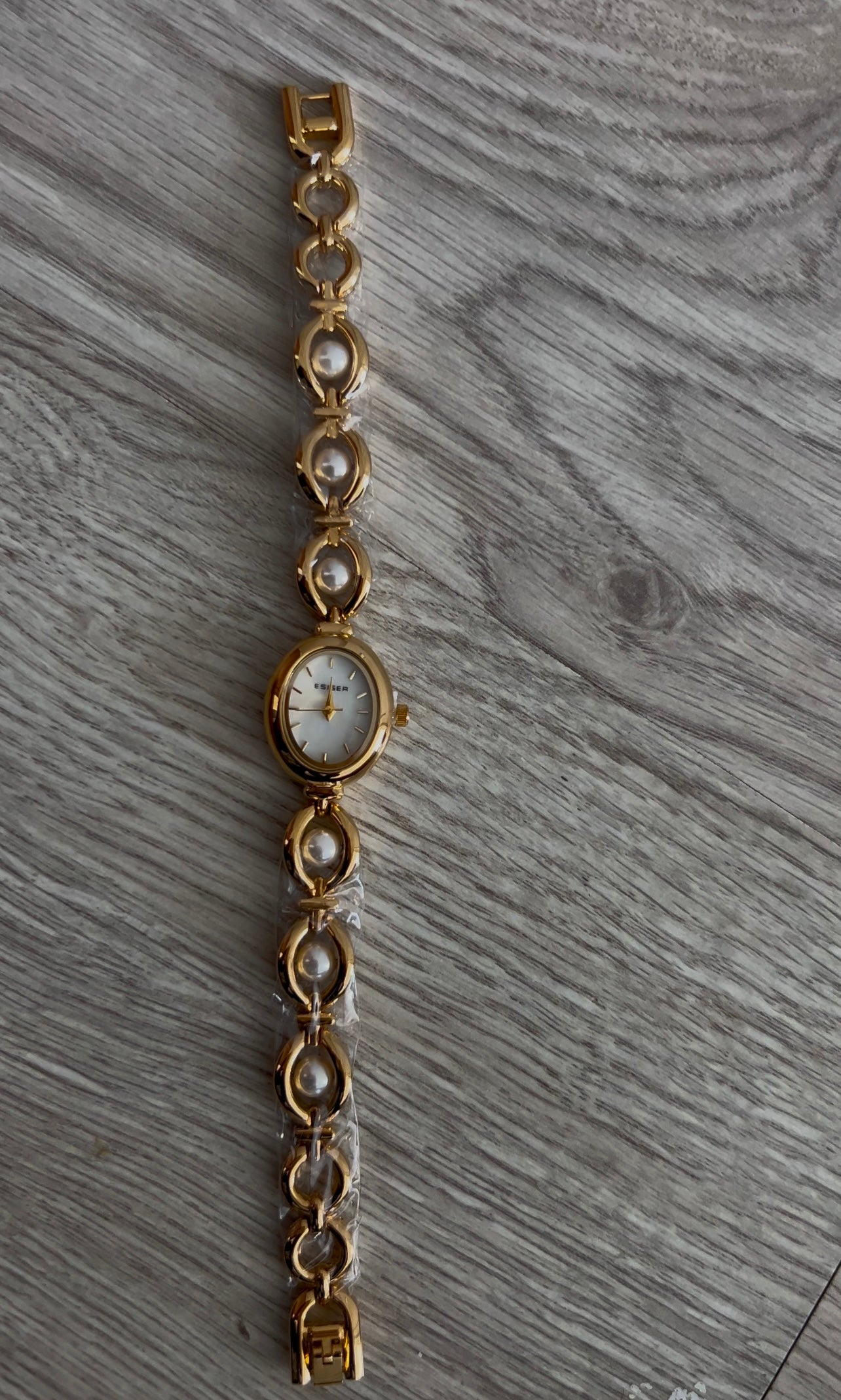 Relógio Feminino Dourado Elegante aço inoxidável