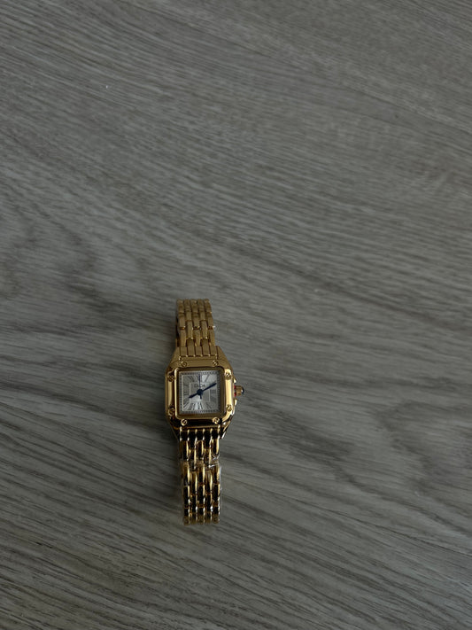 Relógio Feminino Dourado Elegante aço inoxidável