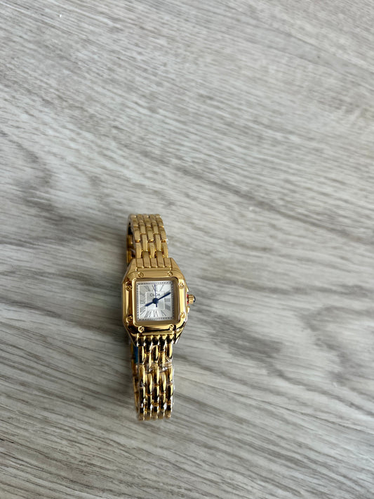 Relógio Feminino Dourado Elegante aço inoxidável