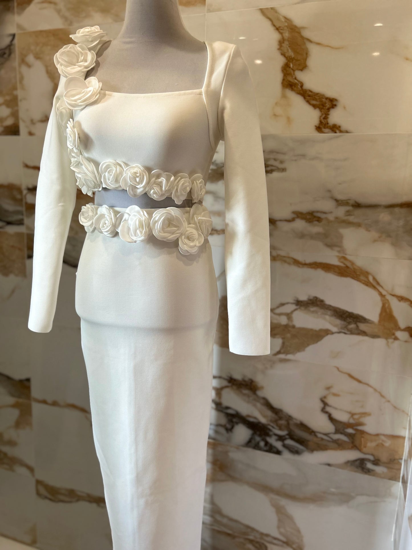 Conjunto de 2 peças flores