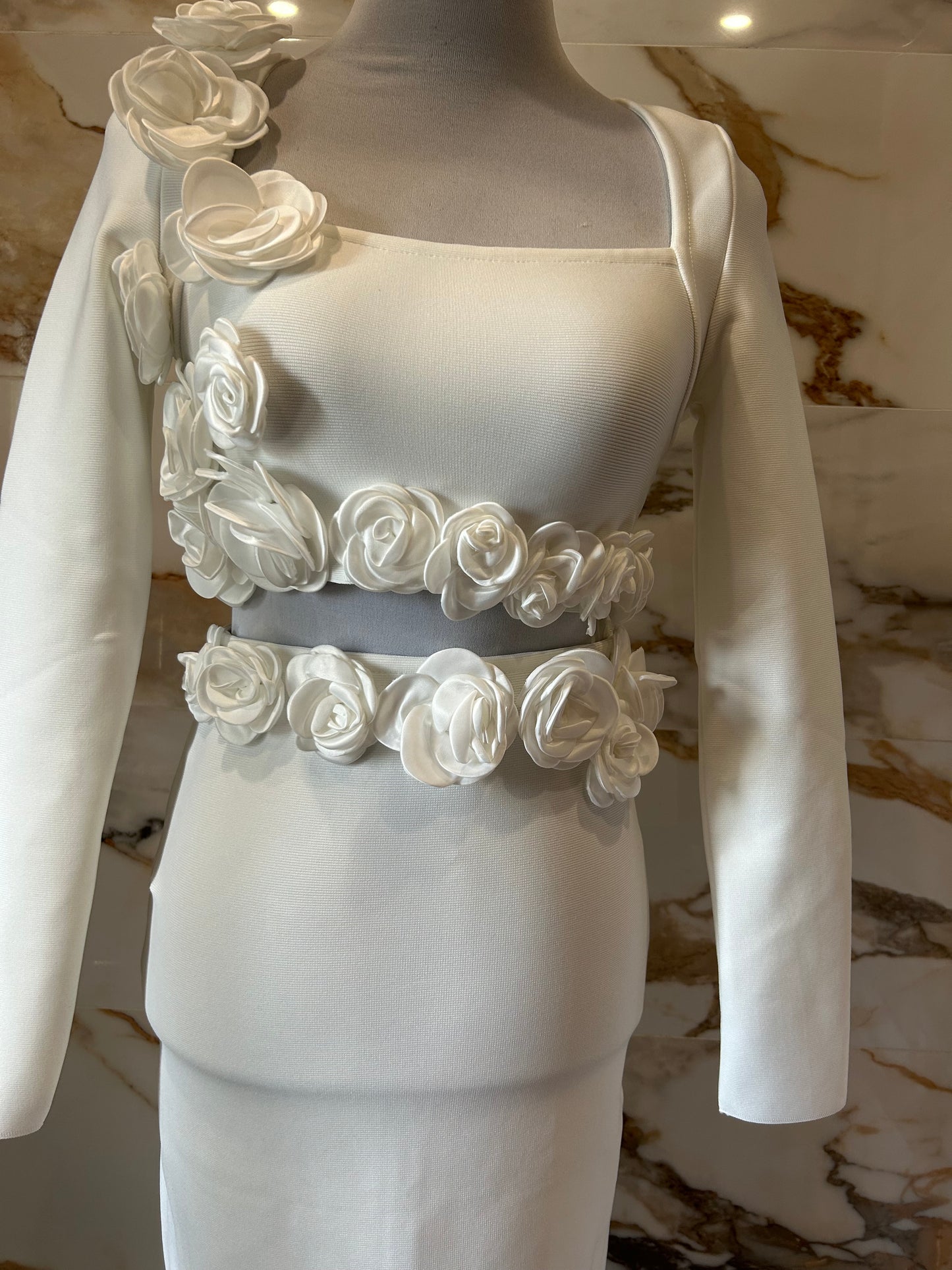 Conjunto de 2 peças flores