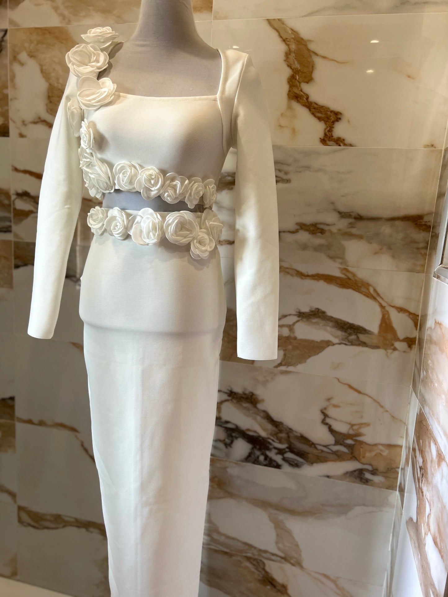 Conjunto de 2 peças flores